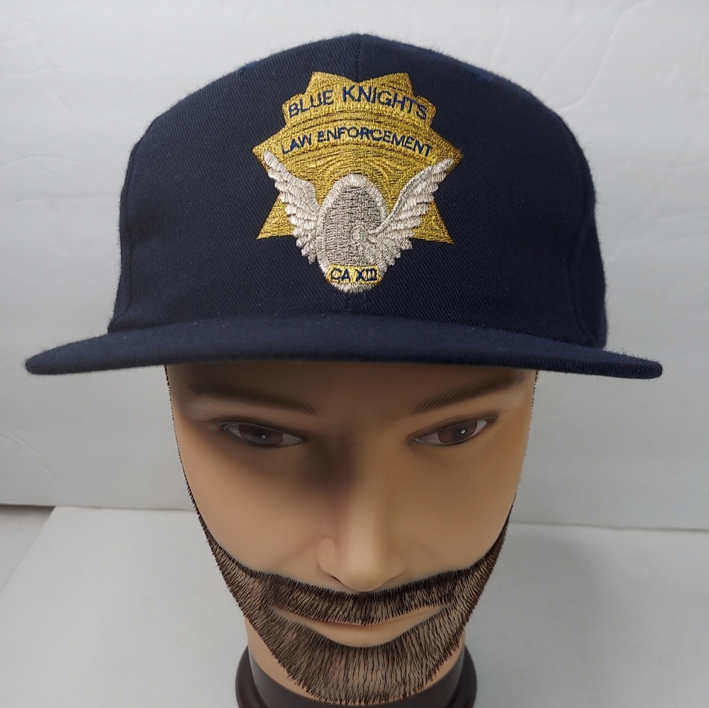 Blue Knights Law Enforcement CA XIII Vintage Hat. Made In U.S.A